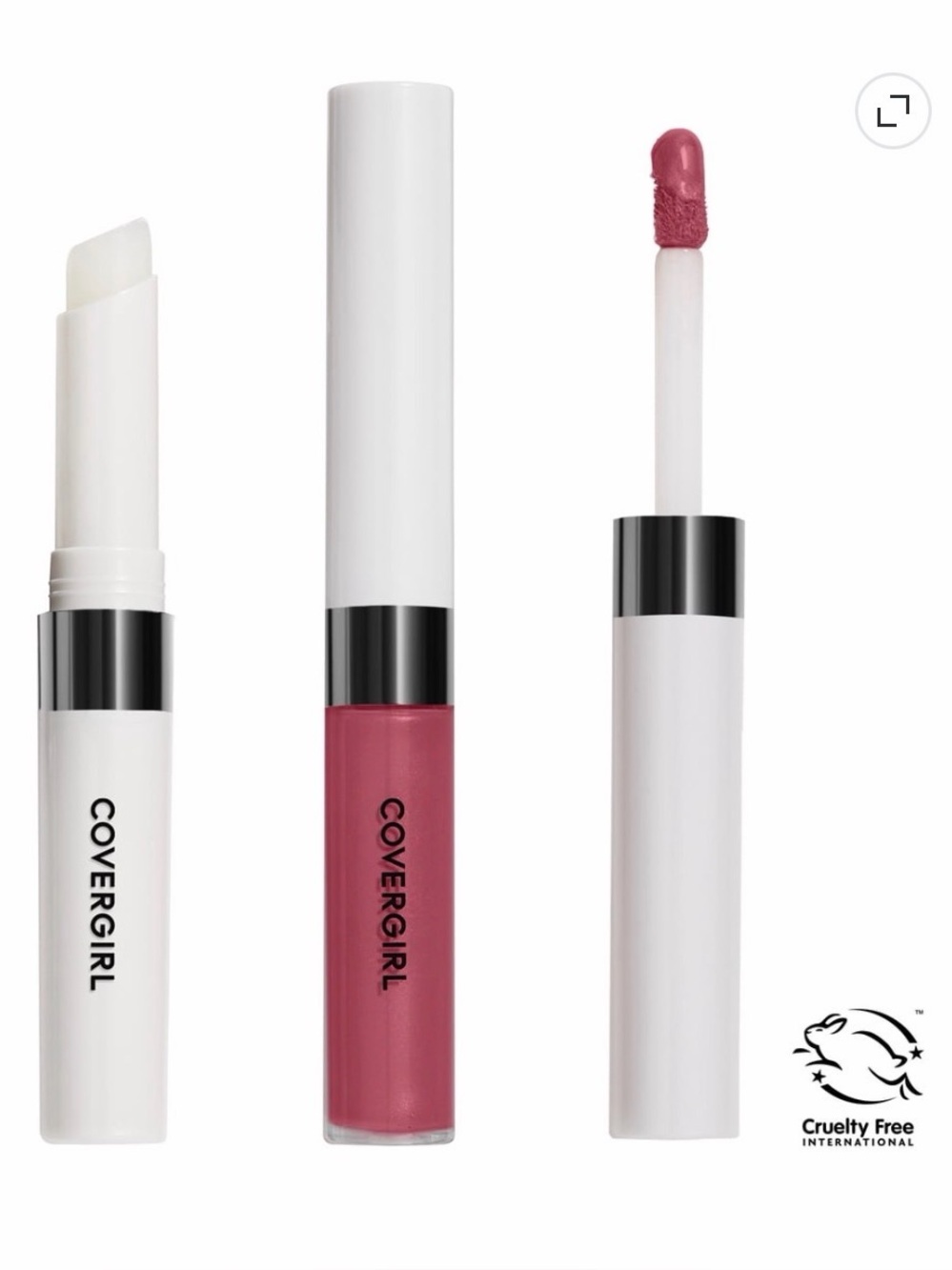 COVERGIRL Lip Balm & Rose Pink Gloss Duo